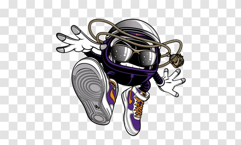 Hip Hop Illustration - Art - Hip-Hop Rock Style Transparent PNG