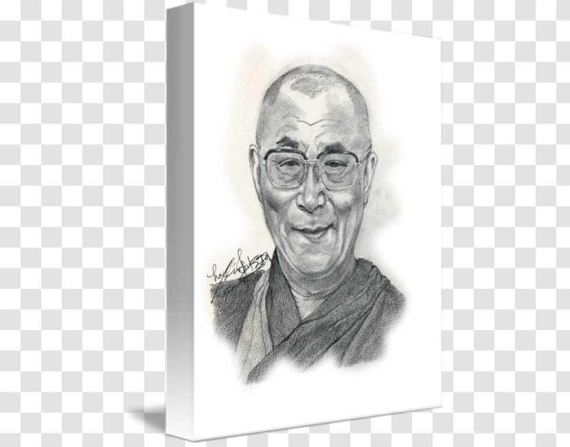Homo Sapiens Drawing Human Behavior Sketch - Dalai Lama Transparent PNG