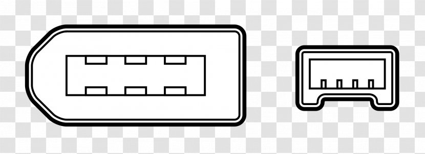 IEEE 1394 Pinout Wiring Diagram Electrical Connector Computer Port - Brand - Frie Transparent PNG