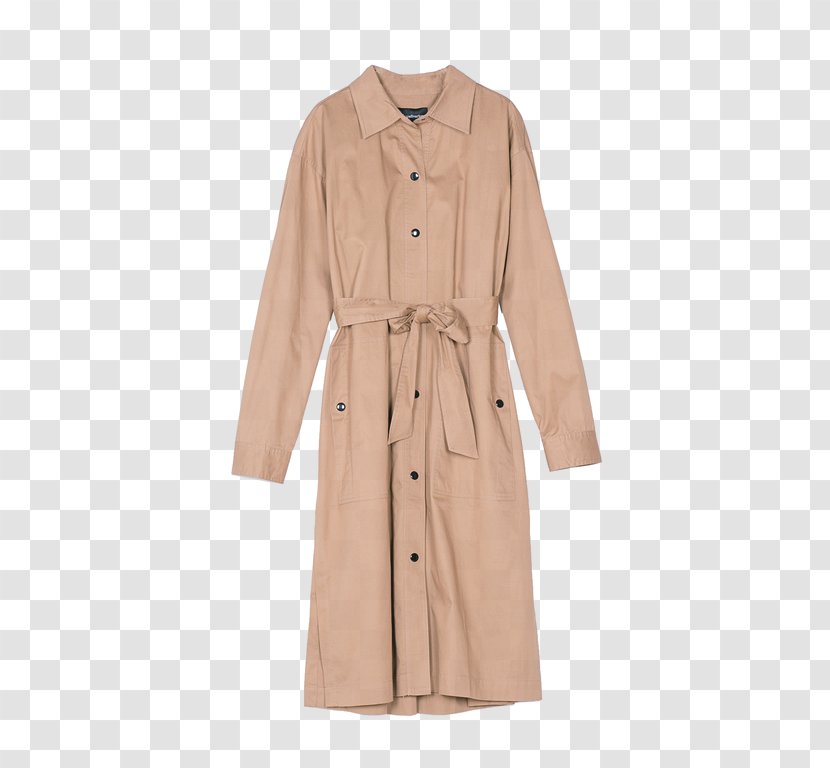 Trench Coat Clothing Max Mara Lapel - Fur - Dress Transparent PNG