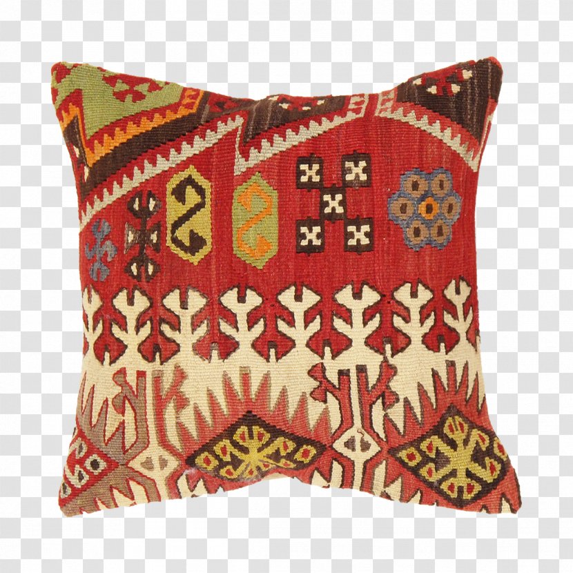 Throw Pillows Cushion Wool Kilim - Textile - Pillow Transparent PNG