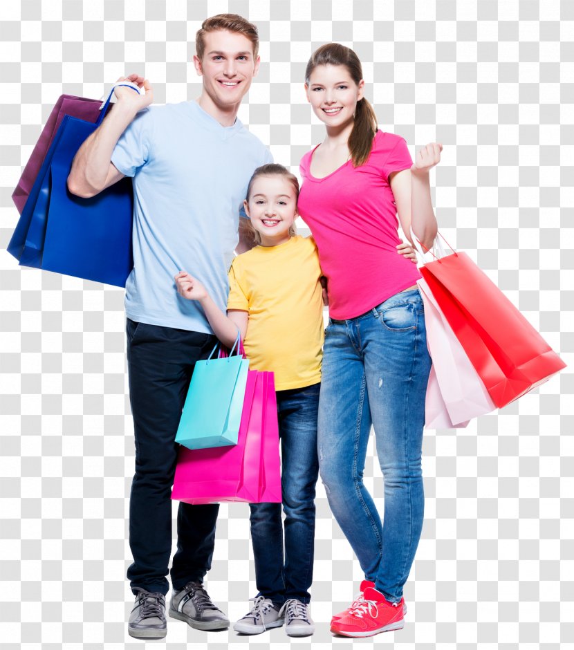 Shopping Stock Photography Family Retail - Frame - Bag Transparent PNG