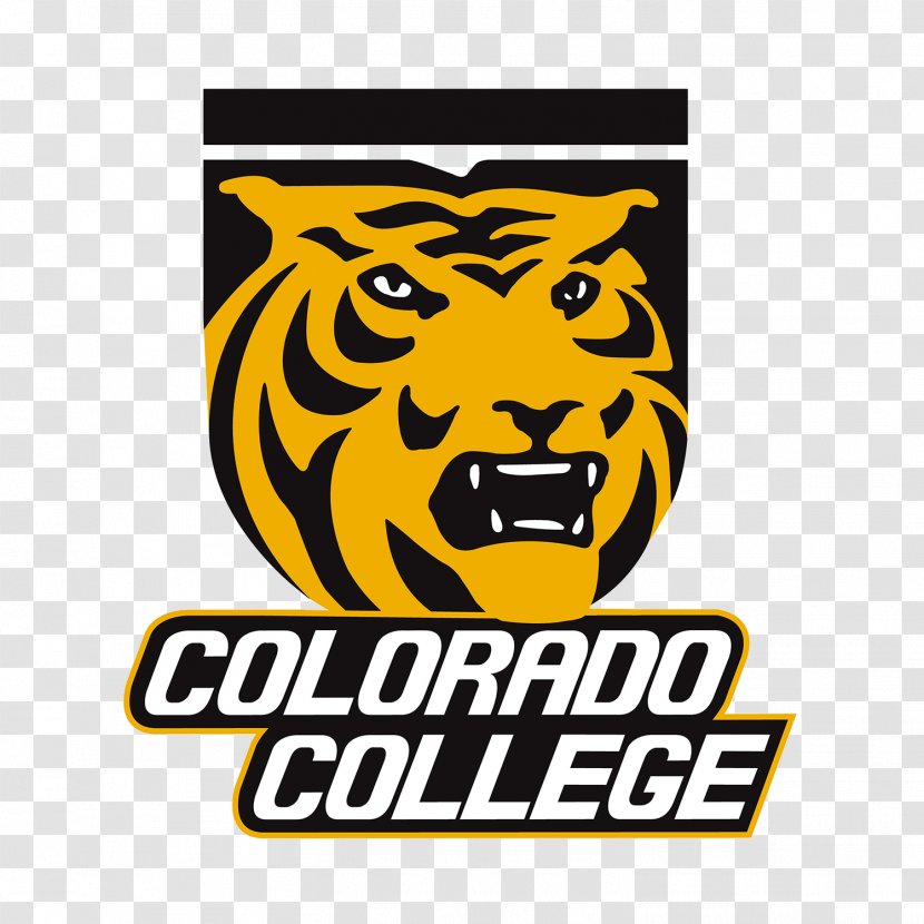 Colorado College Tigers Men's Ice Hockey Broadmoor World Arena NCAA Championship National Collegiate Conference - Carnivoran - Logo Transparent PNG