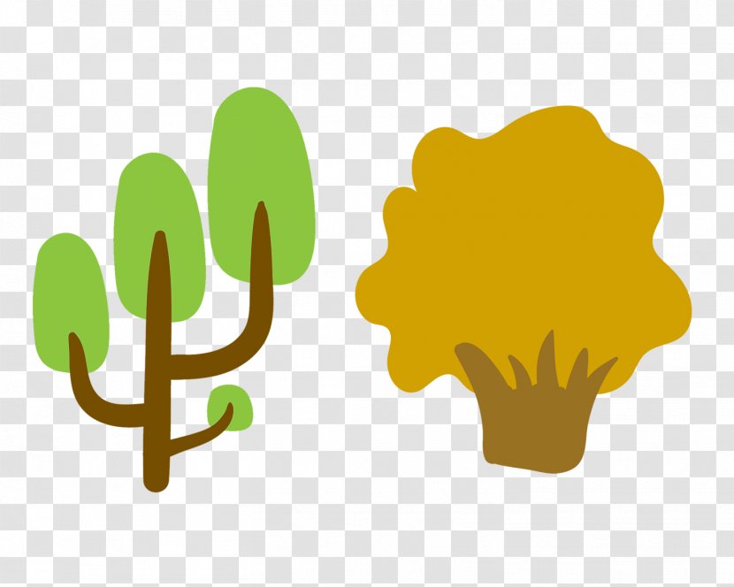 Tree Cartoon Stick Figure Euclidean Vector - Logo - Children Style Trees Transparent PNG