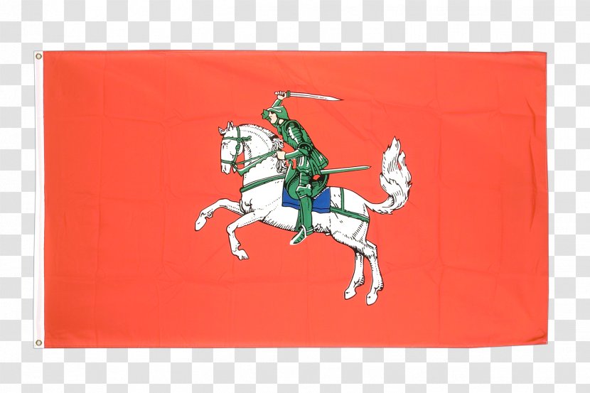 Flag Fahne Knight Horse Rectangle - Textile Transparent PNG