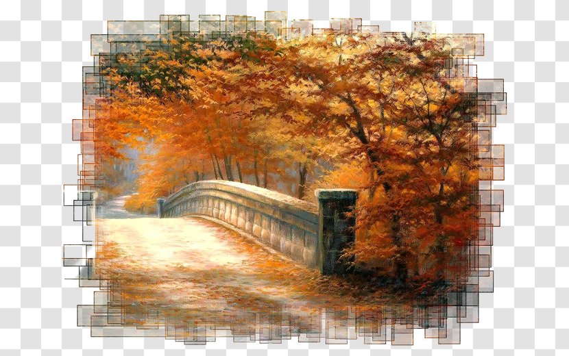 Painting Autumn Animation - Paint - Landscape Paintings Transparent PNG
