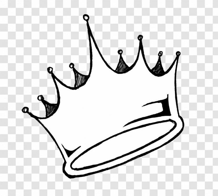 Drawing Crown King Clip Art - Pencil - Black And White Transparent PNG