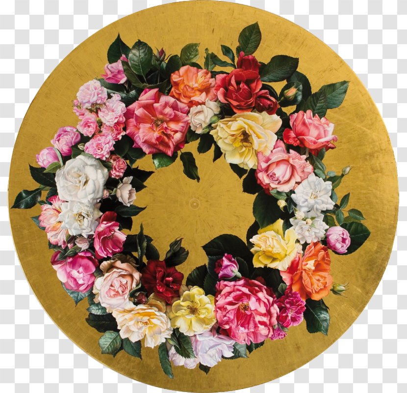 Garden Roses Wreath Cut Flowers Floral Design Botanischer Garten München-Nymphenburg - Flower Transparent PNG