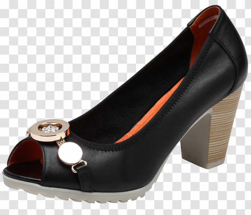 High-heeled Footwear Shoe Designer - Blue - Black Fish With High Heels Transparent PNG