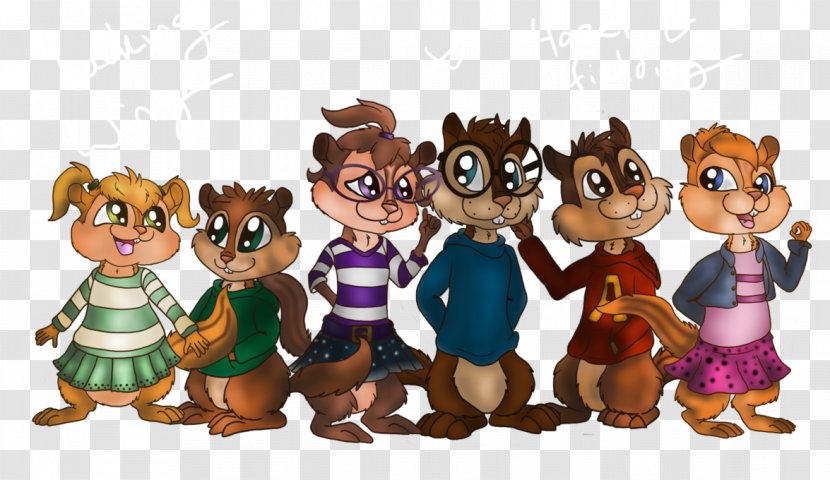 Alvin And The Chipmunks Theodore Seville Chipettes We're (Music From TV Show) - Squeakquel - Road Chip Transparent PNG