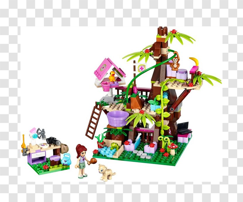 LEGO Friends 41059 Jungle Tree Sanctuary Amazon.com The Lego Group - Doll Transparent PNG