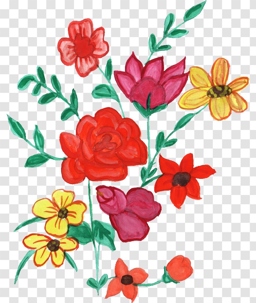 Cut Flowers Floral Design Art Floristry - Flower Ornaments Transparent PNG