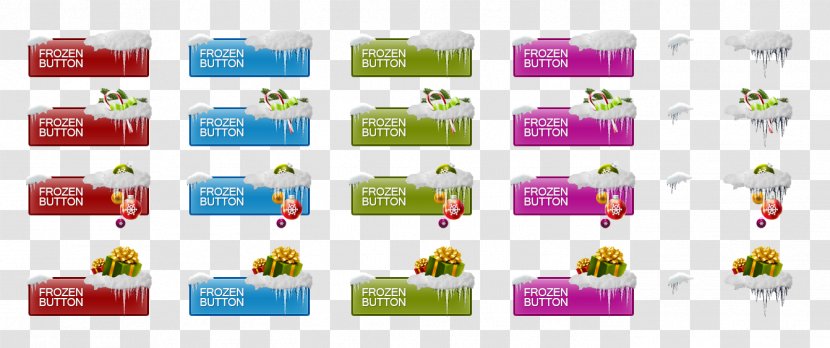 Web Button Christmas Download - Product Design - Frozen Transparent PNG