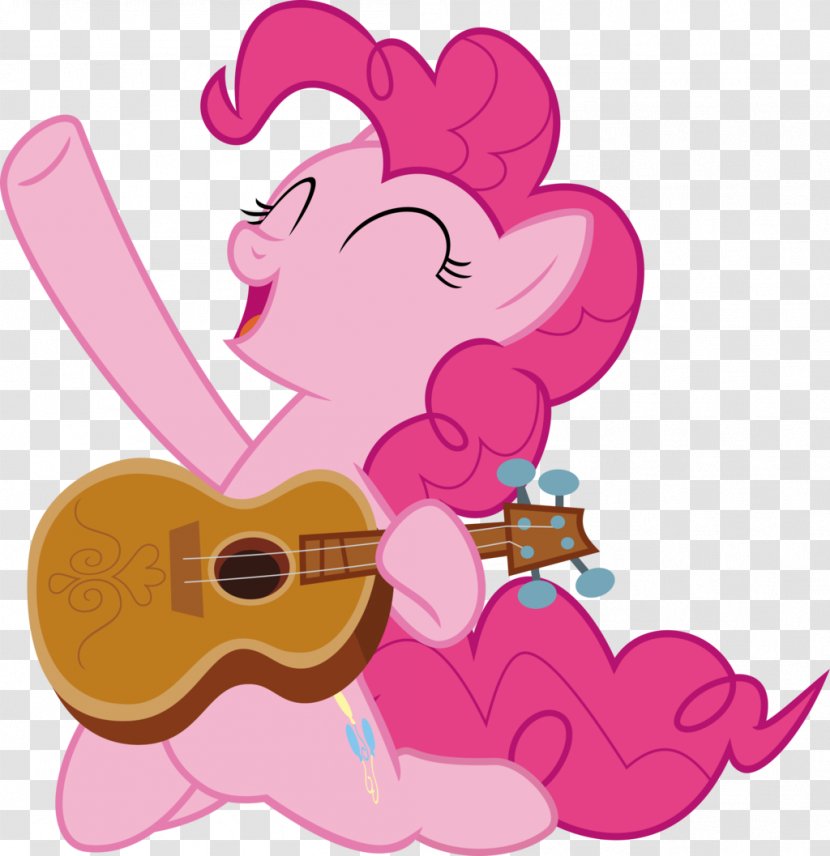 Pinkie Pie Rarity Rainbow Dash Twilight Sparkle Guitar - Flower - Hone Transparent PNG