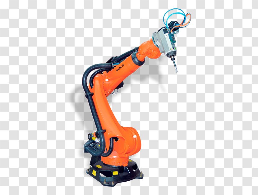 Robotics KUKA Robotic Arm Industrial Robot - Hardware Transparent PNG