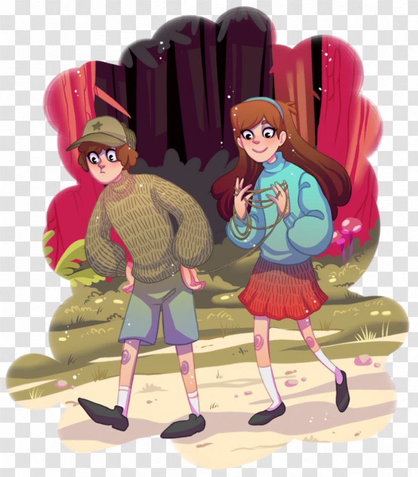 DeviantArt Grunkle Stan Drawing - Twins Transparent PNG