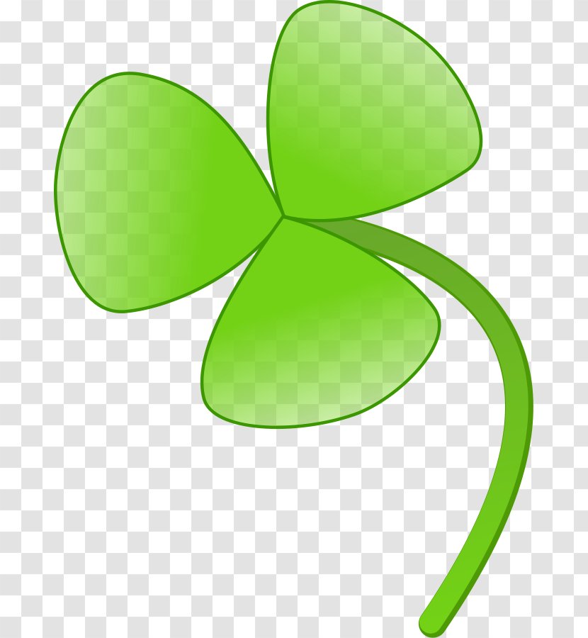 Four-leaf Clover Shamrock Clip Art - Flowering Plant - Green Leaf Clipart Transparent PNG