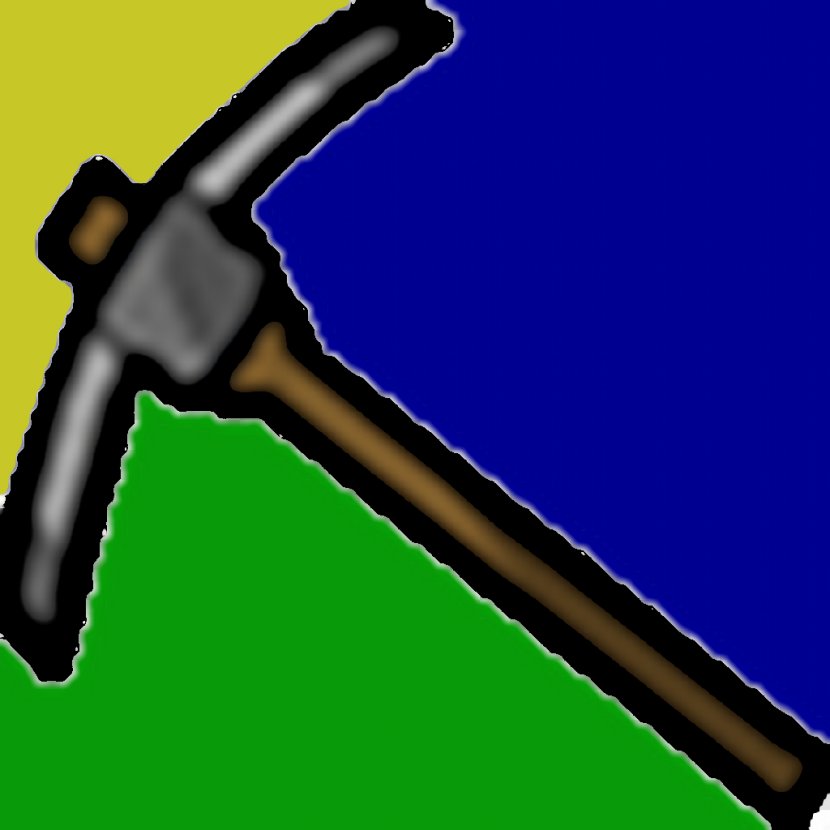 Pickaxe Weapon Hammer Tool - Hardware - Mines Transparent PNG