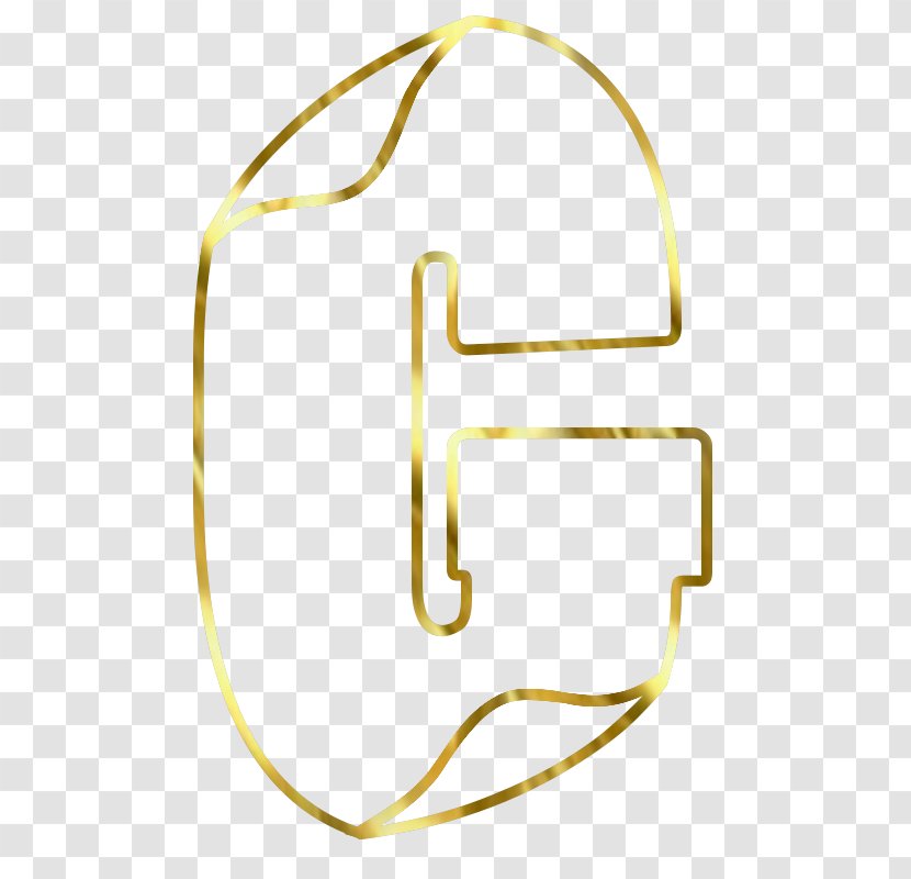 Alphabet Yellow Letter Gold Font - Symbol - Golden Brain Transparent PNG