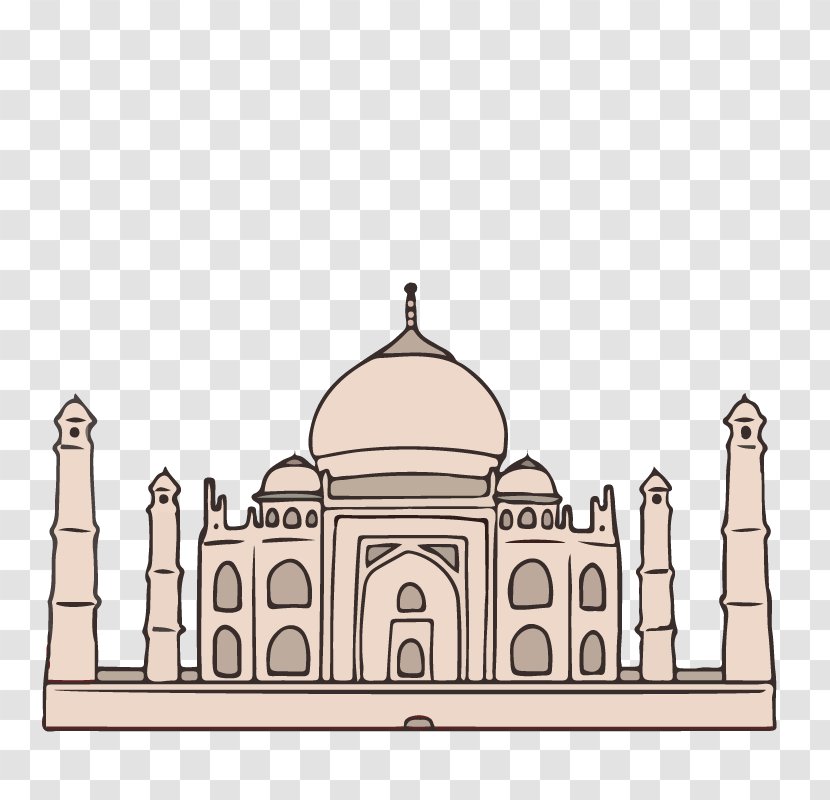 Taj Mahal Landmark Architecture Monument - Arch Transparent PNG