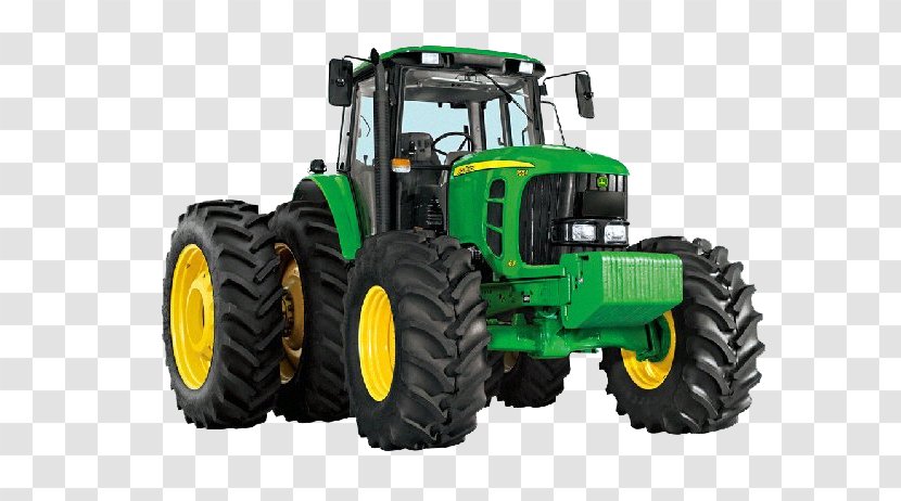 John Deere Tractor Agricultural Machinery Combine Harvester - Automotive Wheel System - Equipment Transparent PNG