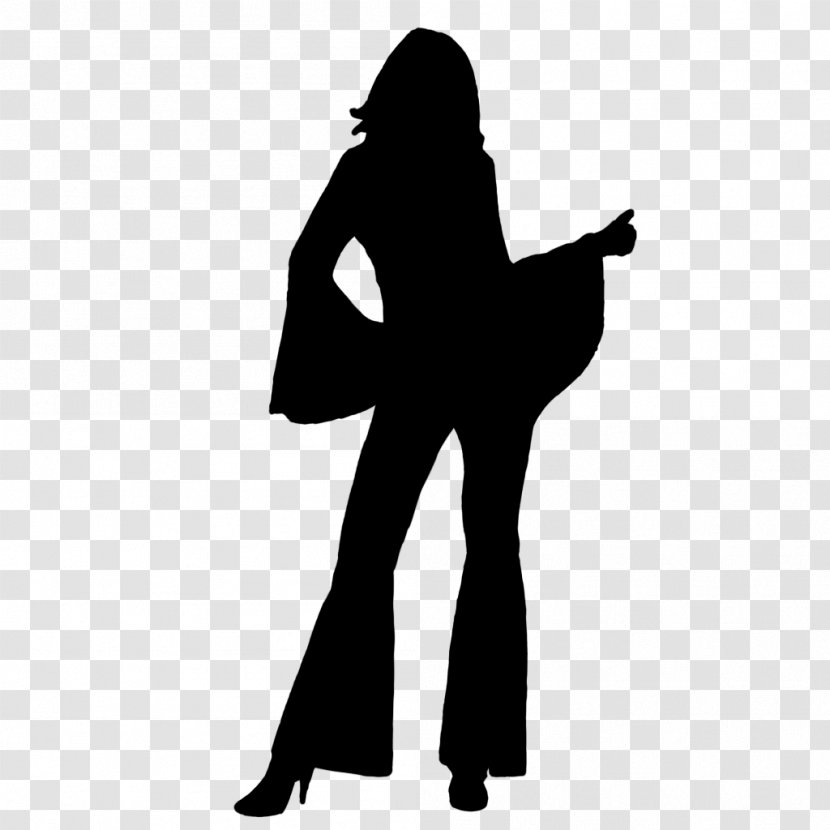 Silhouette Standing Male Human Font - Guitarist - Sitting Transparent PNG
