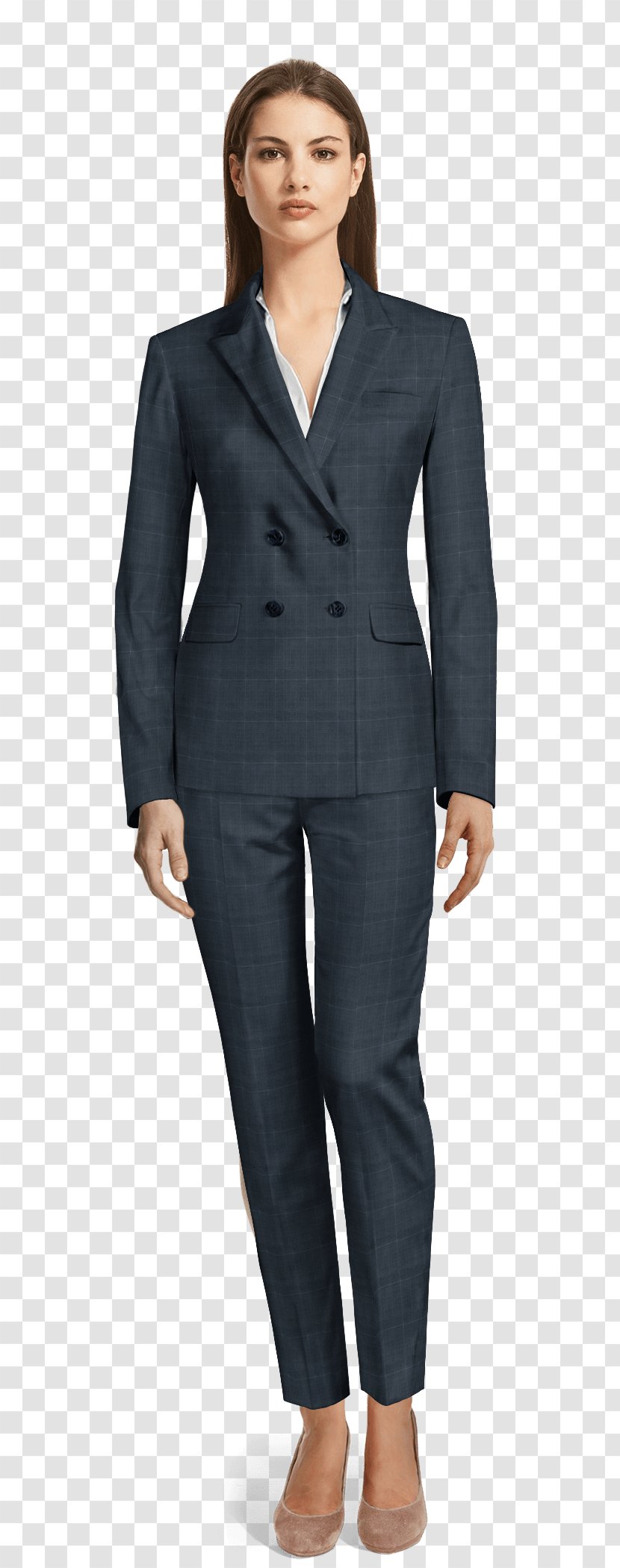 Pant Suits Double-breasted Clothing Blazer - Singlebreasted - Female Suit Transparent PNG