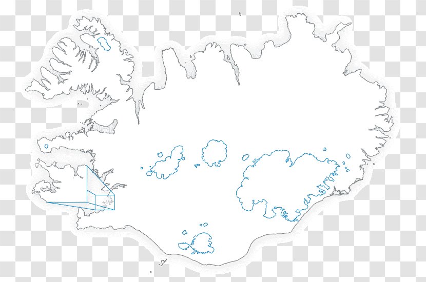 Hrafnkels Saga Map Line Tuberculosis - Border Transparent PNG