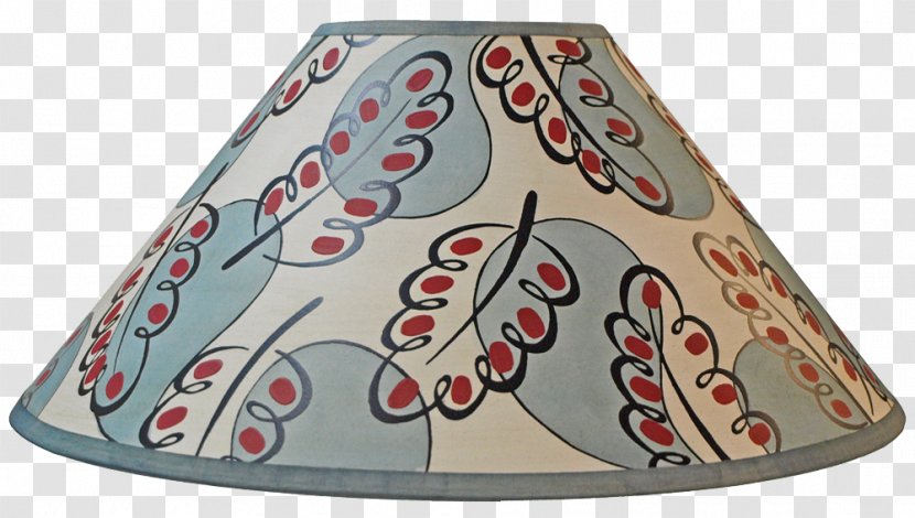 Lamp Shades Paisley Scarf Textile Blue - Red - Leaves Hand-painted Transparent PNG