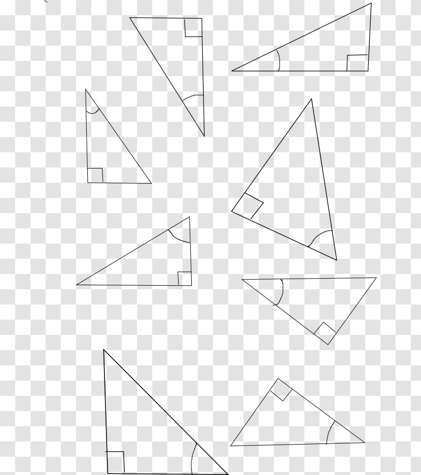Paper Triangle Point Area - Rectangle - Maths Transparent PNG