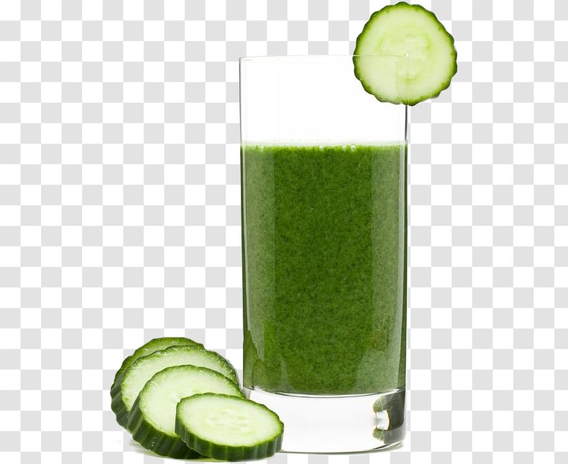 Vegetable Juice Smoothie Cucumber - Superfood Transparent PNG