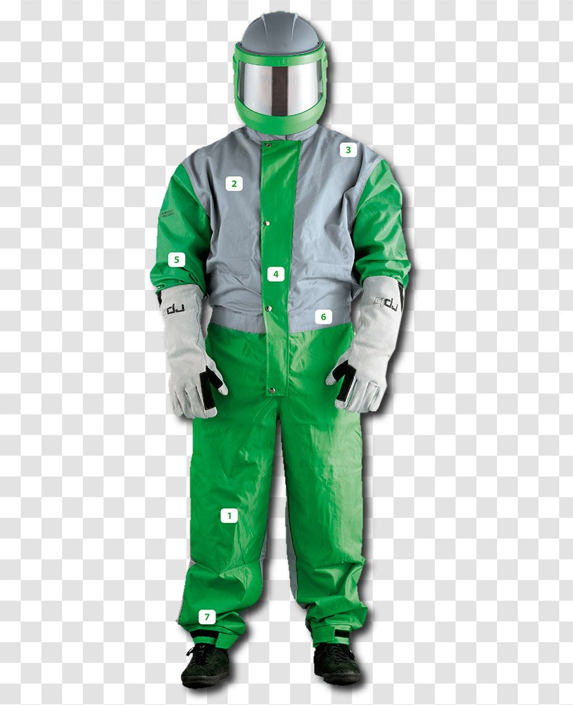Abrasive Blasting Hazardous Material Suits Sandstrahlen Personal Protective Equipment - Overall Transparent PNG