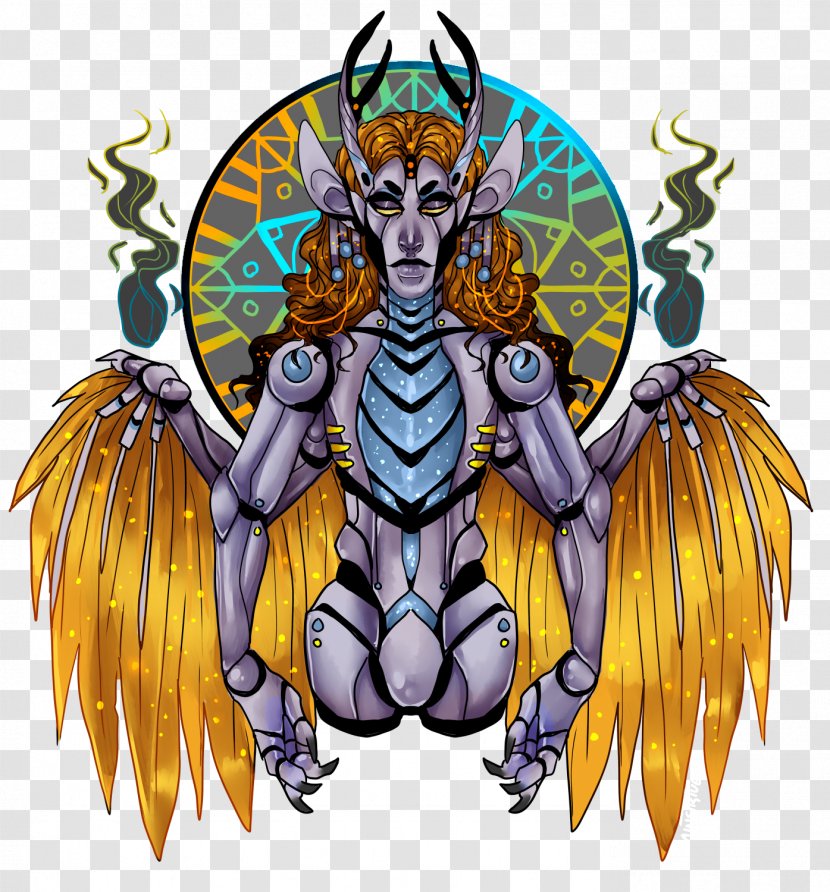 Insect Butterfly Illustration Demon Flight - Mythology - Rising Gods Transparent PNG