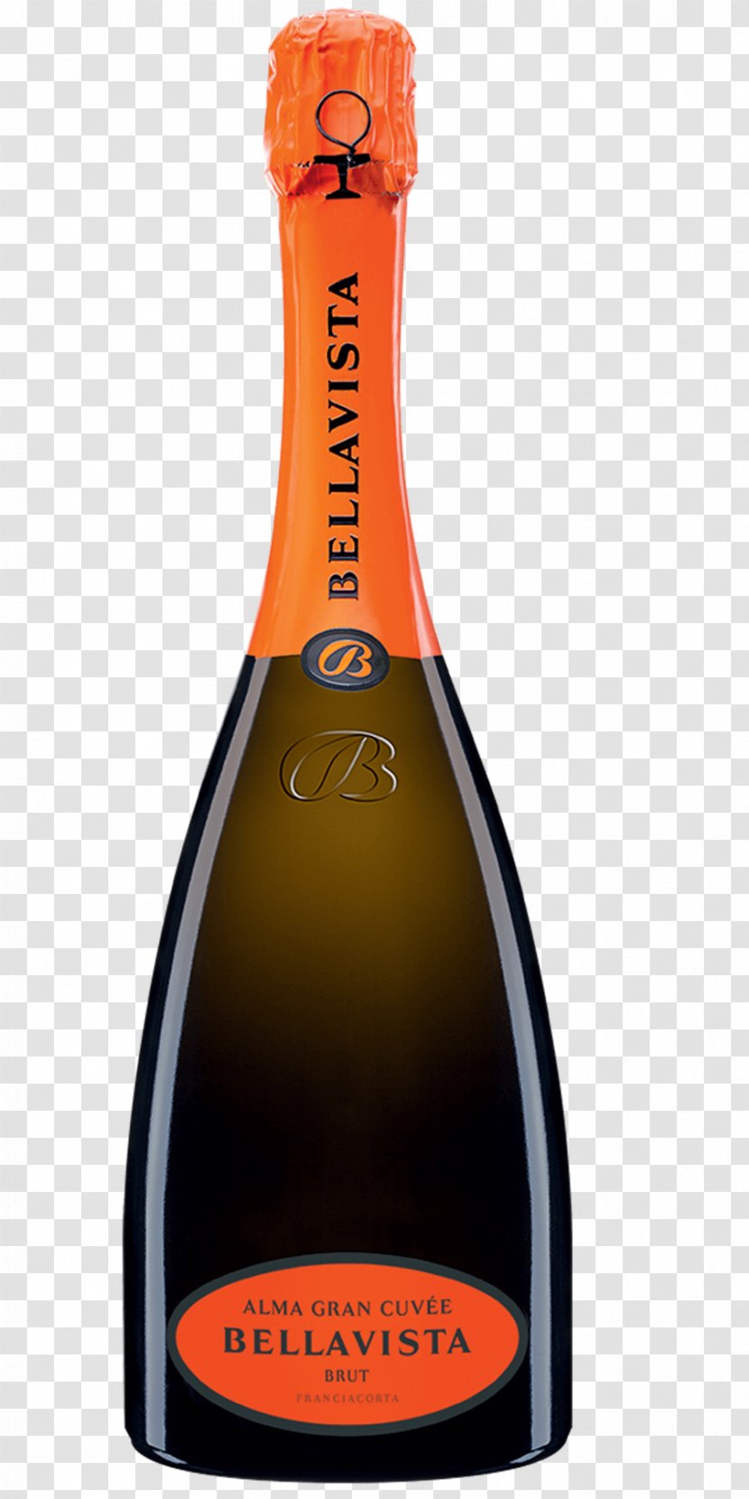 Sparkling Wine Champagne Franciacorta DOCG - Alcoholic Beverage Transparent PNG