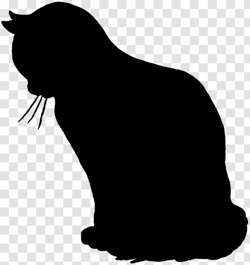 Black Cat Silhouette Clip Art - Lady Transparent PNG
