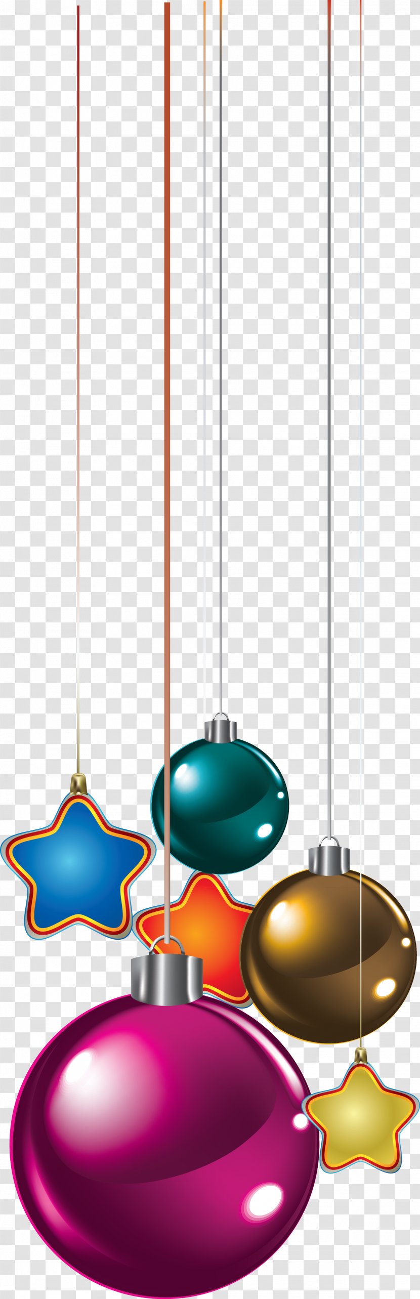 Christmas Decoration Santa Claus Ornament Tree - Lamp - Pendant Transparent PNG