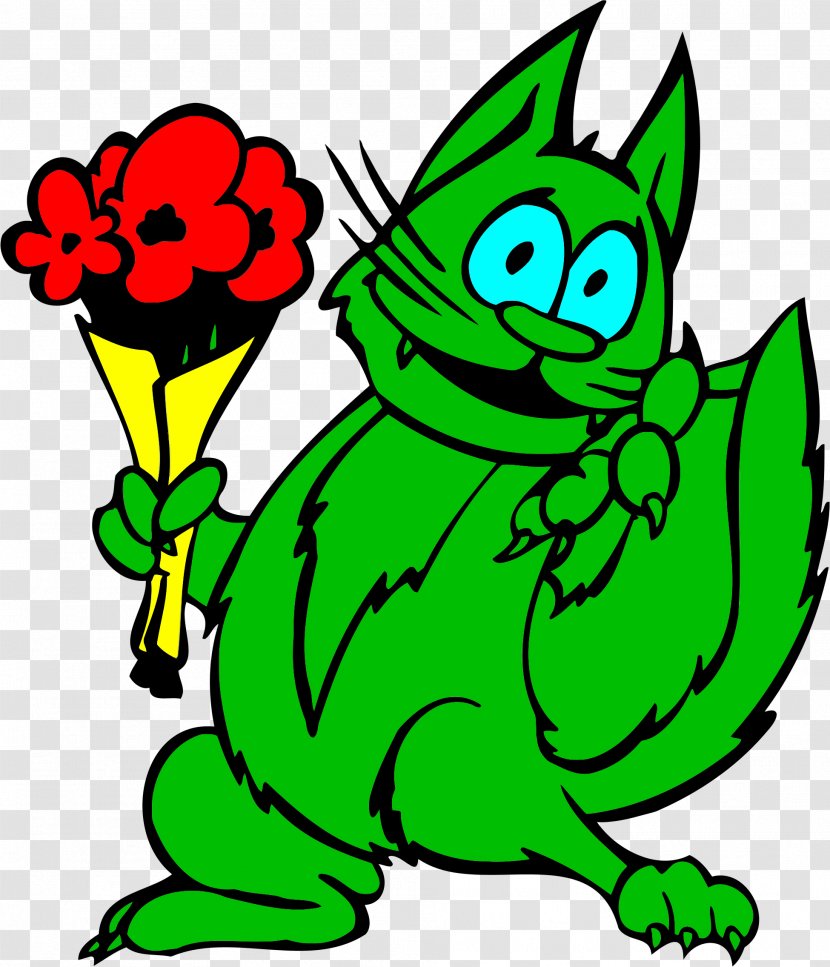 Cat Clip Art - Plant Transparent PNG