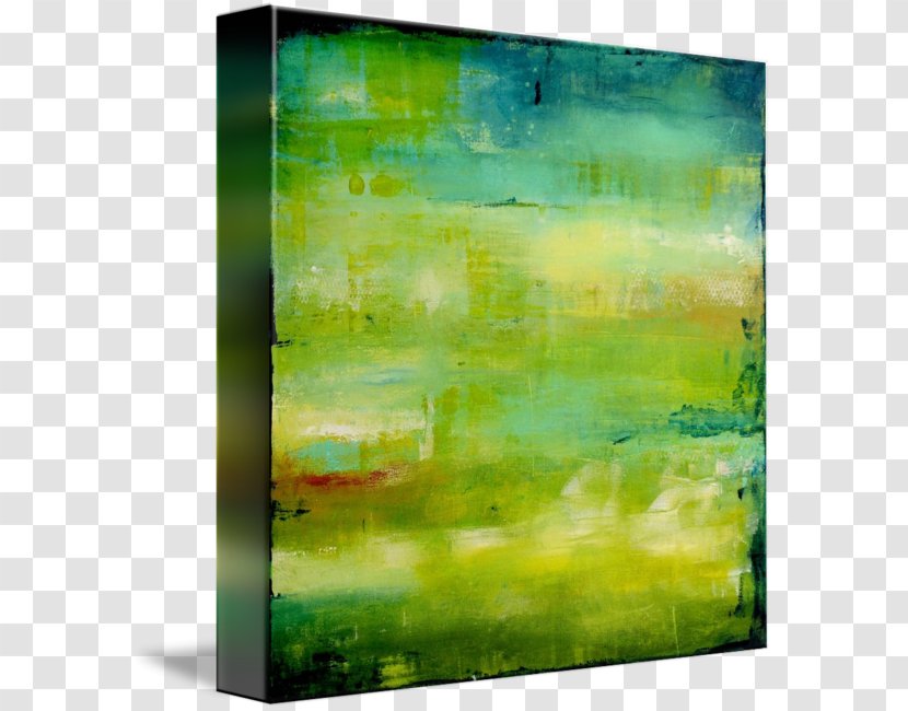 Painting Canvas Print Acrylic Paint Gallery Wrap - Ecosystem Transparent PNG