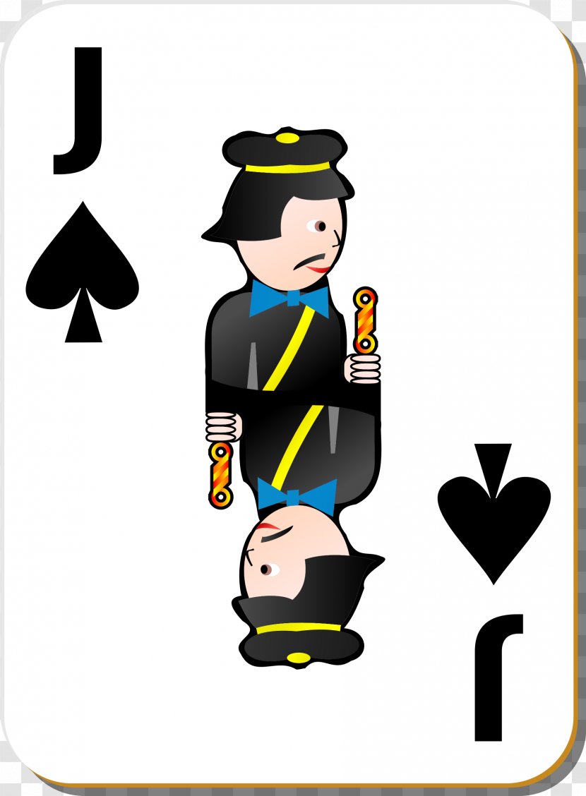 Jack Ace Of Spades Playing Card Espadas Clip Art - Queen King Spade Cards Transparent PNG