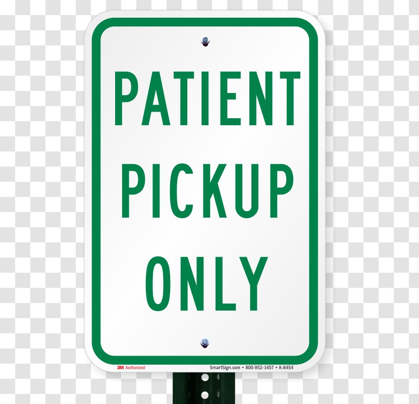 Traffic Sign Telephony Logo Signage Brand - Area - Hospital Parking Lot Signs Transparent PNG