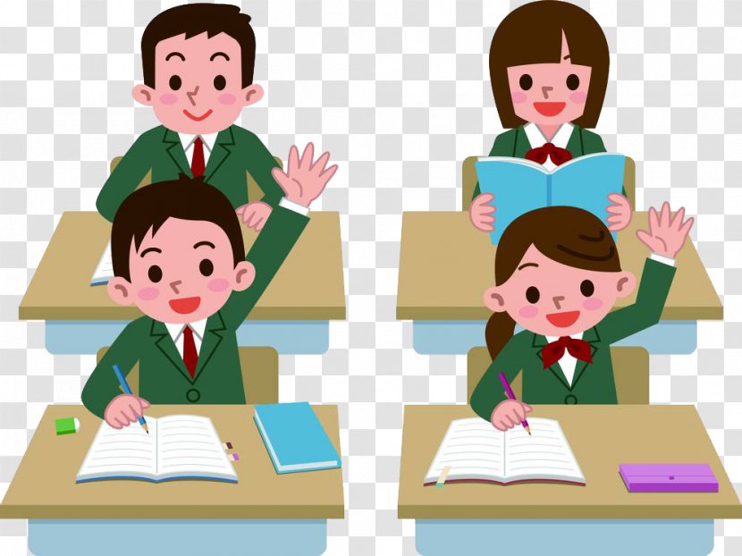 Student Royalty-free Class Clip Art - Fotosearch - Hands Up Students Transparent PNG