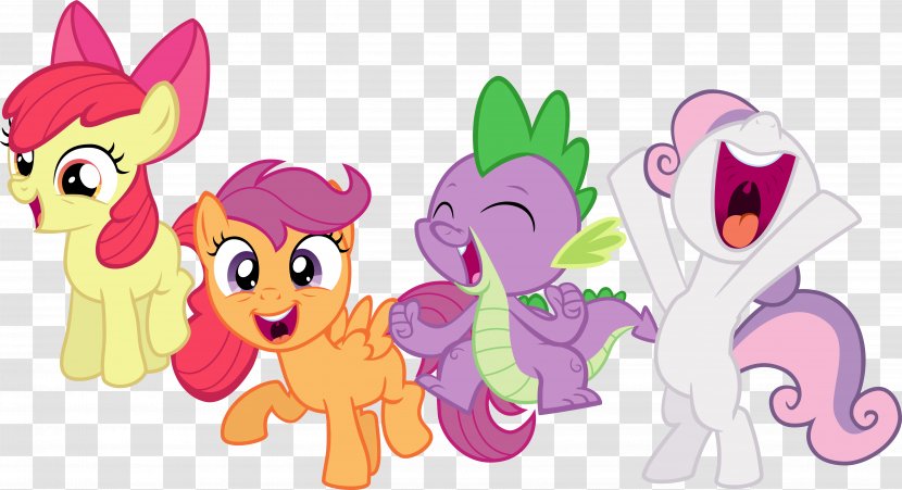 Pony Spike Crusades Scootaloo Cutie Mark Crusaders - Heart - Section Vector Transparent PNG