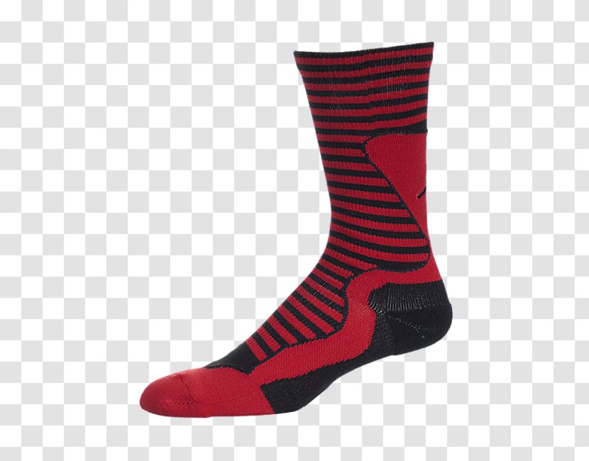 Sock Clothing Amazon.com T-shirt Shoe - Silhouette - Jordan Socks Transparent PNG