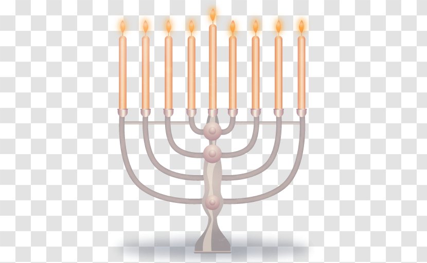 Hanukkah Menorah Icon - Ico - Candle Transparent PNG