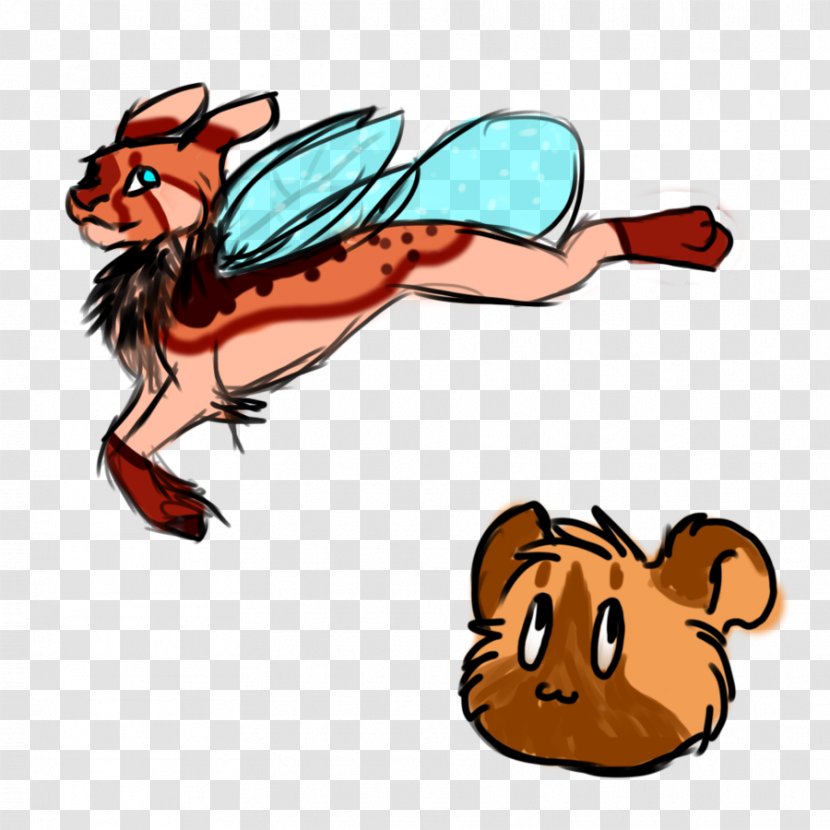 Clip Art Illustration Carnivores Cartoon Character - Tail - Bidding Transparent PNG
