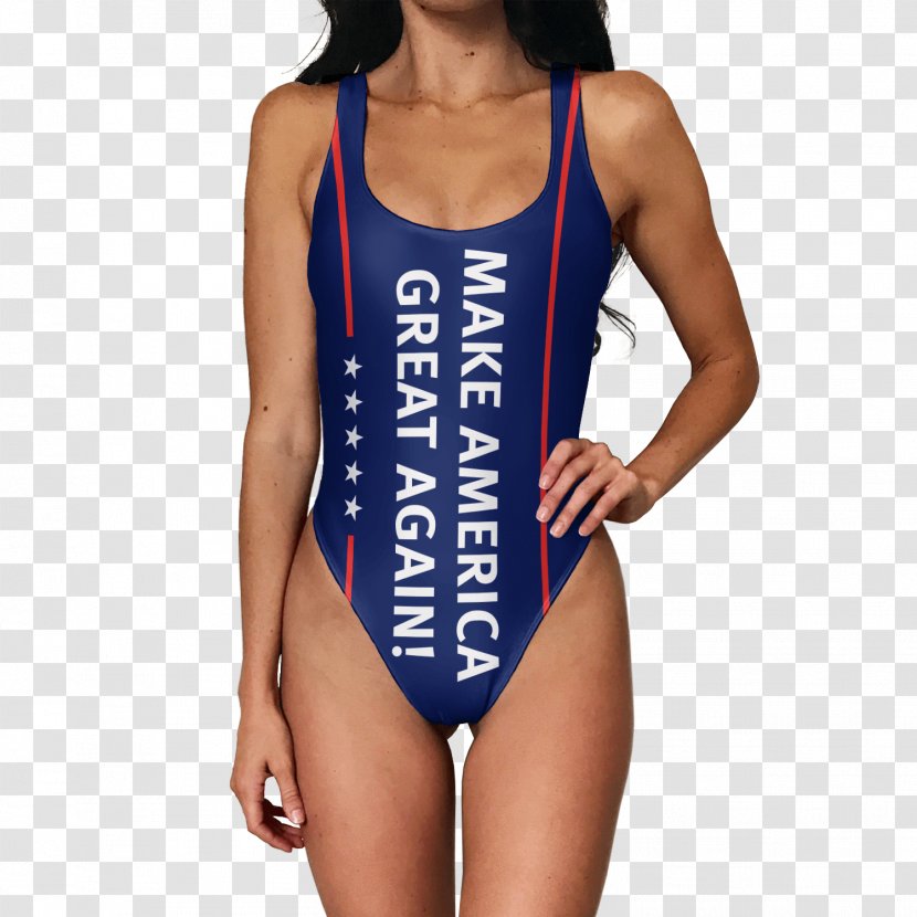 United States One-piece Swimsuit Make America Great Again Swim Briefs - Silhouette Transparent PNG