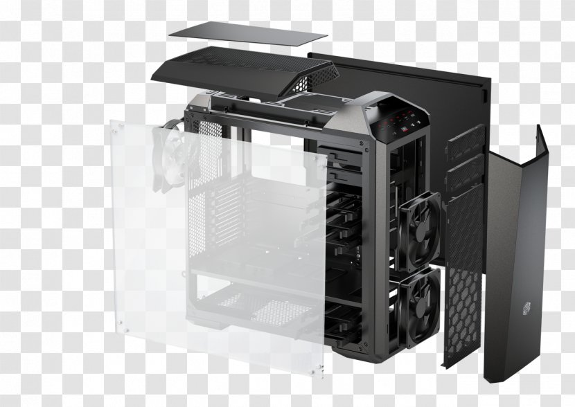 Computer Cases & Housings Cooler Master Silencio 352 ATX Computex - Modular Design Transparent PNG