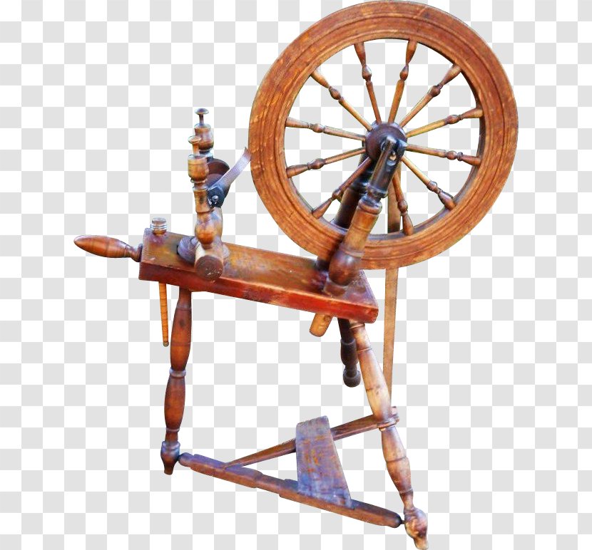18th Century Spinning Wheel 1800s 19th - Museum - Bobbin Transparent PNG