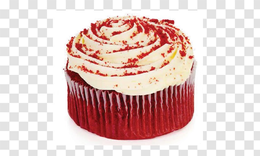 Red Velvet Cake Frosting & Icing Cupcake Cream Transparent PNG