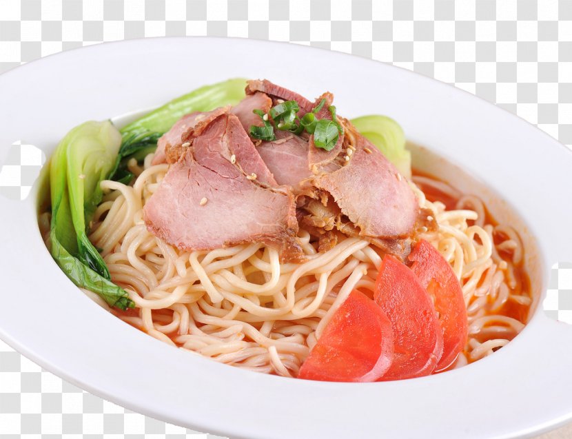 Wonton Noodles Saimin Chow Mein Chinese Fried - Rice - Tomato Tenderloin Noodle Transparent PNG